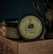 Load image into Gallery viewer, Immortal Slumber Tin Candle - The Upturned Cauldron