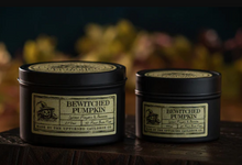Load image into Gallery viewer, Bewitched Pumpkin Tin Candle - The Upturned Cauldron