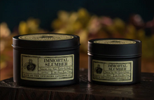 Load image into Gallery viewer, Immortal Slumber Tin Candle - The Upturned Cauldron
