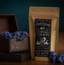 Load image into Gallery viewer, Graveyard Violets Wax Melts - The Upturned Cauldron