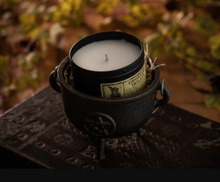 Load image into Gallery viewer, Graveyard Violets Tin Candle - The Upturned Cauldron