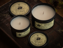 Load image into Gallery viewer, Immortal Slumber Tin Candle - The Upturned Cauldron