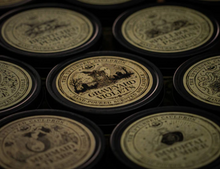 Load image into Gallery viewer, Graveyard Violets Tin Candle - The Upturned Cauldron