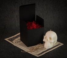Load image into Gallery viewer, The Curious Skulls of Corvus Creek Candle - The Upturned Cauldron