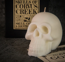 Load image into Gallery viewer, The Curious Skulls of Corvus Creek Candle - The Upturned Cauldron