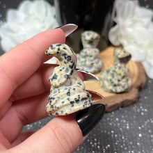 Load image into Gallery viewer, Dalmatian Stone Cobra Snake