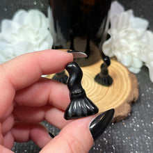 Load image into Gallery viewer, Small Obsidian Witches Broom