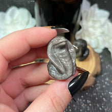Load image into Gallery viewer, Silver Sheen Obsidian Small Cobra