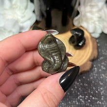 Load image into Gallery viewer, Golden Sheen Obsidian Small Cobra