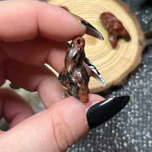 Load image into Gallery viewer, Mahogany Obisidan Small "Bartok" Bat