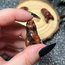 Load image into Gallery viewer, Mahogany Obisidan Small "Bartok" Bat