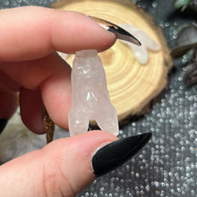 Load image into Gallery viewer, Rose Quartz Small "Bartok" Bat