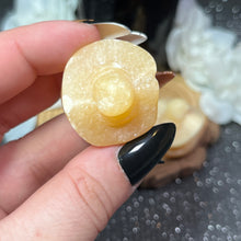 Load image into Gallery viewer, Small Orange Calcite Jack-o-Lantern
