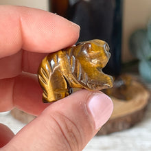 Load image into Gallery viewer, Mini Tigers Eye Bear