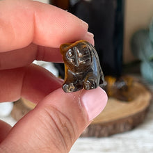 Load image into Gallery viewer, Mini Tigers Eye Bear