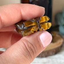 Load image into Gallery viewer, Mini Tigers Eye Bear