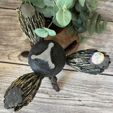 Load image into Gallery viewer, Jasmine's Chiffonjé: Broomstick Crystal Ball Holder (17cm)