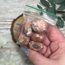 Load image into Gallery viewer, Orange Bracciated Jasper (Tumbled, ∼50g)