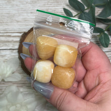 Load image into Gallery viewer, Yellow Calcite (Tumbled, ∼50g)