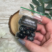 Load image into Gallery viewer, Snowflake Obsidian (Tumbled, ∼50g)