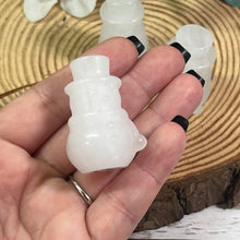 Load image into Gallery viewer, AKindHoliday: Small Clear Quartz Snowman