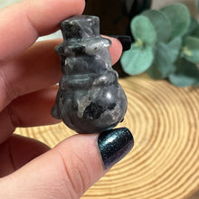 Load image into Gallery viewer, AKindHoliday: Small Larvikite Snowman