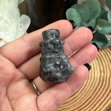 Load image into Gallery viewer, AKindHoliday: Small Larvikite Snowman