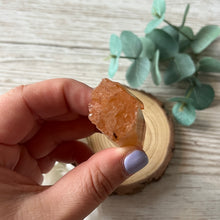 Load image into Gallery viewer, Raw Specimen: Tangerine Seed Lemurian Point