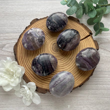 Load image into Gallery viewer, Silk (Velvet) Fluorite Palmstone