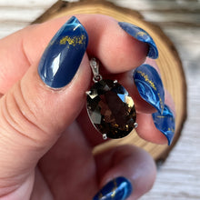 Load image into Gallery viewer, Smokey Quartz Pendant (S925)