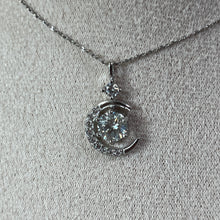 Load image into Gallery viewer, Moon Drop Pendant (S925 & CZ)