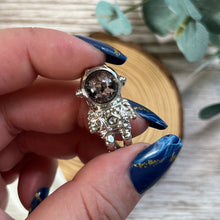 Load image into Gallery viewer, Lodolite Metal Astronaut Pendant