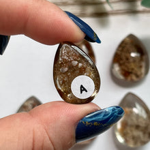 Load image into Gallery viewer, Lodolite Drop Cabochons
