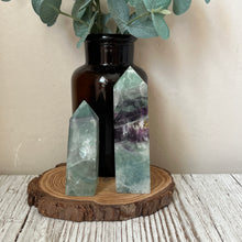 Load image into Gallery viewer, Watermelon Fluorite Obelisk
