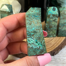 Load image into Gallery viewer, Small Chrysocolla Obelisk