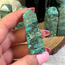 Load image into Gallery viewer, Small Chrysocolla Obelisk