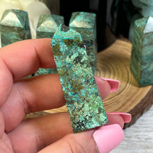 Load image into Gallery viewer, Small Chrysocolla Obelisk