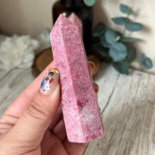Load image into Gallery viewer, Rhodonite Tower (A-Grade)
