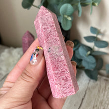 Load image into Gallery viewer, Rhodonite Tower (A-Grade)
