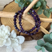 Load image into Gallery viewer, Amethyst Faceted Bracelet