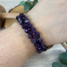 Load image into Gallery viewer, Amethyst Faceted Bracelet