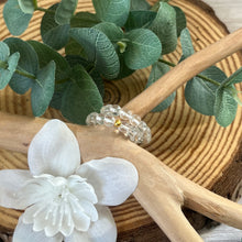Load image into Gallery viewer, Clear Quartz: Elastic Fidgit Ring