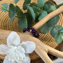 Load image into Gallery viewer, Amethyst: Elastic Fidgit Ring