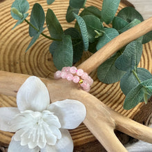 Load image into Gallery viewer, Rose Quartz: Elastic Fidgit Ring