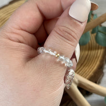 Load image into Gallery viewer, Clear Quartz: Elastic Fidgit Ring