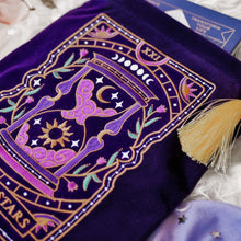 Load image into Gallery viewer, LE Purple: 'Made of Stars' Book & Ipad Sleeve (2 Pocket)- The Quirky Cup Collective