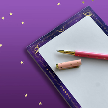 Load image into Gallery viewer, Made of Stars A5 Blank Notepad - The Quirky Cup Collective