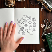 Load image into Gallery viewer, Book Genre Stamp Set - The Quirky Cup Collective