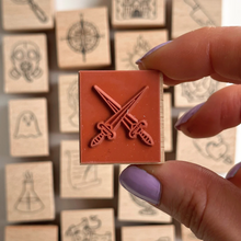 Load image into Gallery viewer, Book Genre Stamp Set - The Quirky Cup Collective