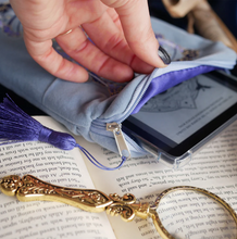 Load image into Gallery viewer, Blue Otherworldly Kindle & E-Reader Sleeves  - The Quirky Cup Collective